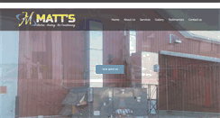 Desktop Screenshot of mattselectric.com